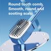 New Self Cleaning 3D Air Cushion Massager Hair Brush Airbag Massage Comb Brush Electroplated Detangling Anti Static Hairbrush