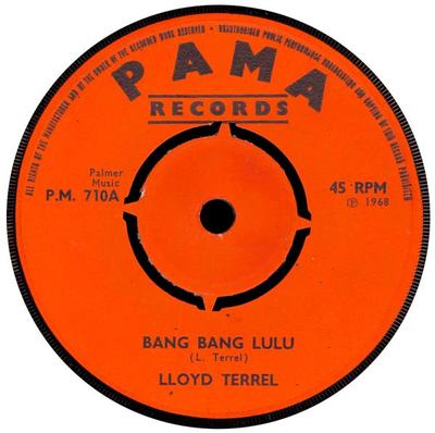 7inch Record LLOYD TYRELL / MRS. MILLER - Bang Bang Lulu / I Never Knew PM710 Pama Records 1968 UK Reggae, Ska & Dub Used