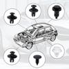 100PCS Universal Bumper Retaining Clip, Automotive Plastic Fastener Push Retainer Kit, Automotive Boxed Buckle Combination Kit
