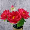 Artificial Flower 1pcs Arrangement Decoration Décor For Wedding Garden Lotus Plastic Simulation Silk Water Lily
