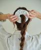 Contoursong Mint Piping Hair Scrunchie