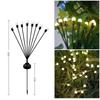 Solar-Powered Waterproof Firefly Swaying LED Pathway Lights - Outdoor Garden Landscape Lighting for Patio Wedding Party Decor