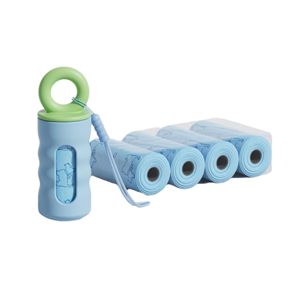 

Thickened Pet Garbage Bag Dispenser Dog Trash Bag Dispenser Walking The Dog синий