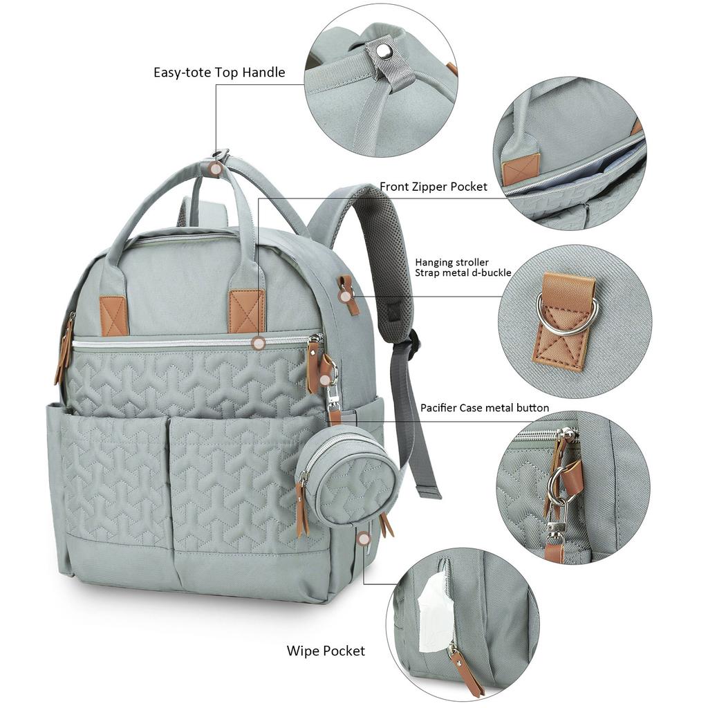 New Style Fashion Backpacks Multi-function Waterproof Maternal and Baby Bags High-capacity Light  Taking Care of Children Bags