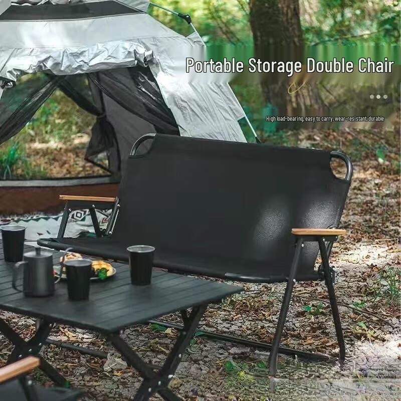 Thickened Double-Layer Portable Camping Beach Lounge Chair