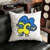 Lustiger Bfb X und Vier Kissenbezug Sofa Wohnzimmer Schlafzimmer Kopfteil Rückenlehne Kissen Quadratisches Kissen Nickerchenzeit