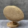 Summer Hollow Thin Breathable Mesh Beret Female Three-Dimensional Yarn Student Painter Hat