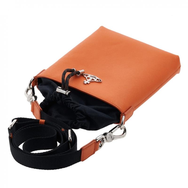 Vivienne Westwood Saffiano Kordelzug Umhängetasche 52040037 L001n F401