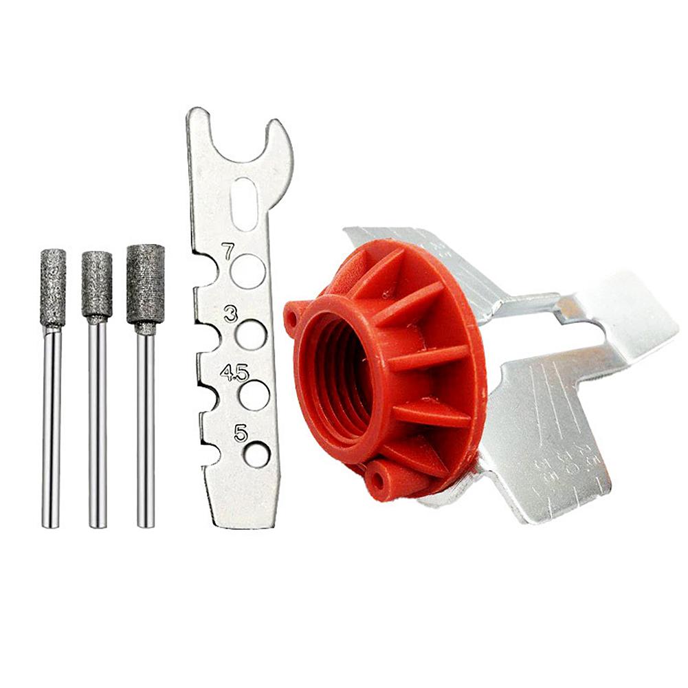 Chainsaw Sharpening Kit Electric Grinder Sharpening Polishing Attachment Rotary Sharpener Chain Machine Saw Chains Tool