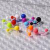 Acrylic Candy Color UV Soft Belly Button Piercing Jewelry