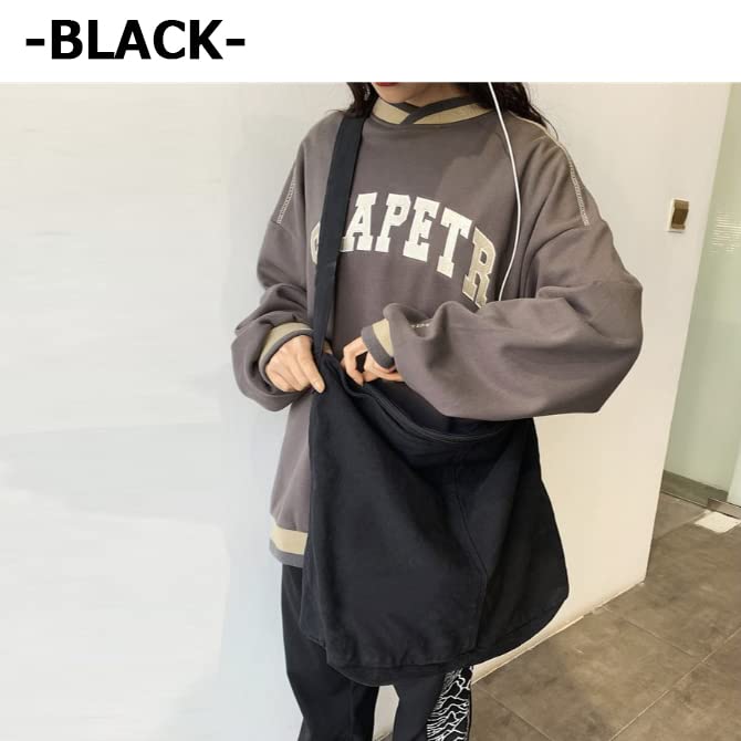 Arcade Canvas Shoulder Bag, Unisex, Large Capacity, Crossbody, Ivory