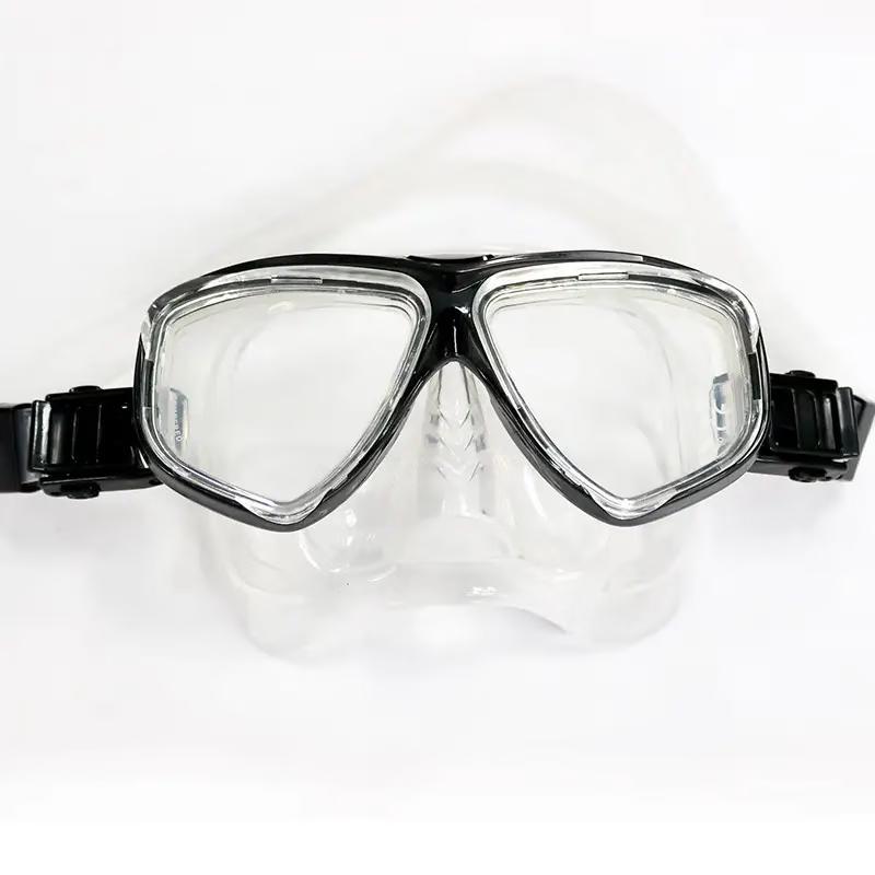 SBART Adult Freediving Mask with Dry Snorkel