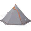VidaXL Tente de camping tipi 5 personnes gris imperméable, tente, abri de camping, abri de jardin, tente de jardin, abri 4009409