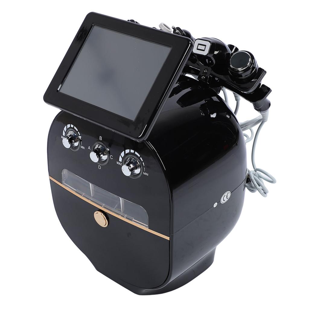 6 in 1 Hydrogen Oxygen Facial Machine with Cold Hammer Skin Scrubber Deep Hydration Dermabrasion