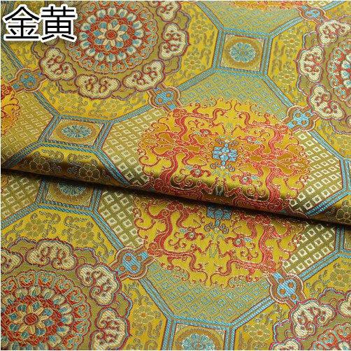 Thick Chinese Brocade Fabric With Dragon Pattern Material For Sewing 100% Polyester DIY Gift Box Sewing Packaging Cloth