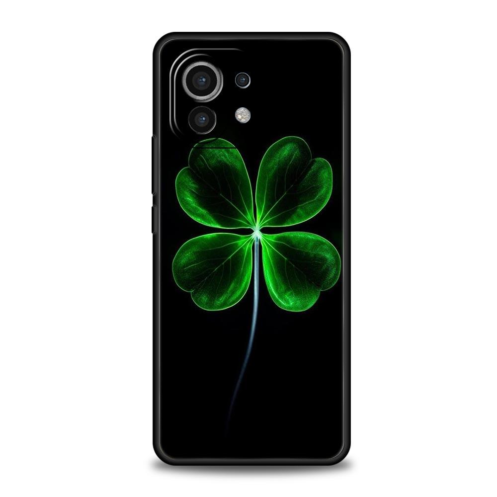 Phone Case For Xiaomi Mi 15 14 14T 13T 12T Pro 12 13 11 Lite 5G 11T X6 X5 Pro Soft TPU Cover Lucky Grass