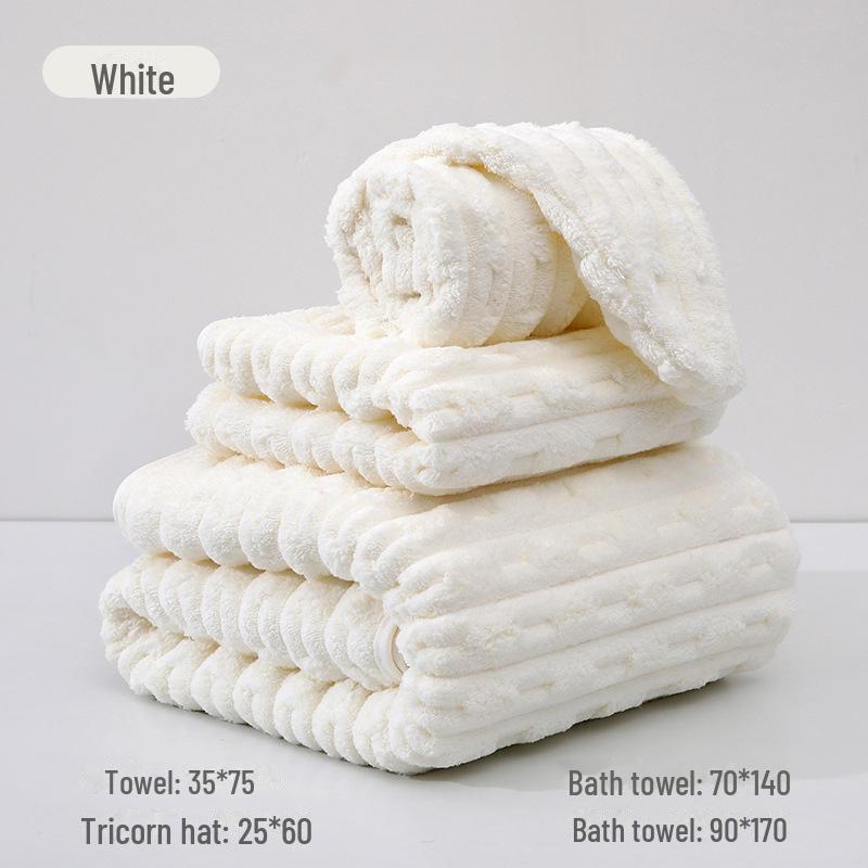 Dammode Ananas Korallfleece Badhandduk - Absorberande, Snabbtorkande, Ren Bomull för Sommarhem eller Strandbruk