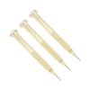 3pcs Nail Art Piercing Tool Accurate Drilling Alloy Manual Nail Piercing Tool for Tips
