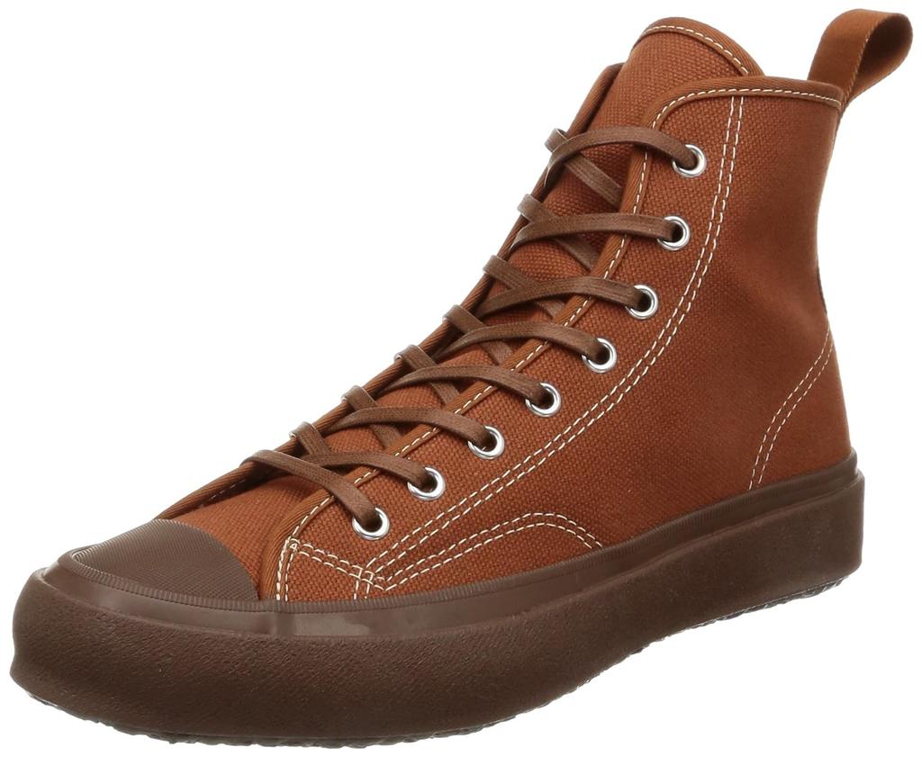 Moonstar Lifestyle High Basket Made in Size E Sneakers, Japan, Vulcanized, Brown, 28.0 cm,