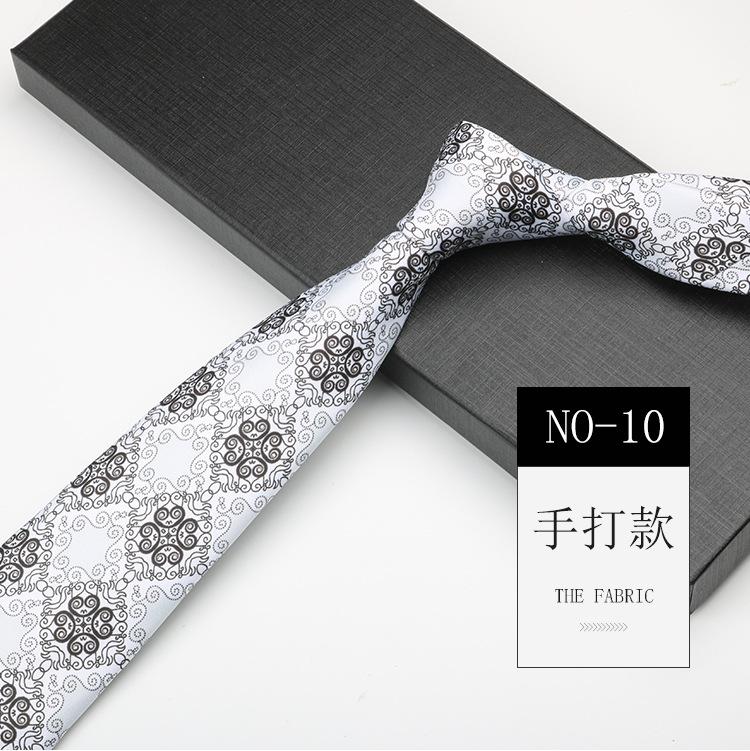 

Мужской галстук с принтом, узор имитация шелка, высококлассный ретро-тренд, для костюма, для ведущего банкета, ширина 8 см, ручная работа