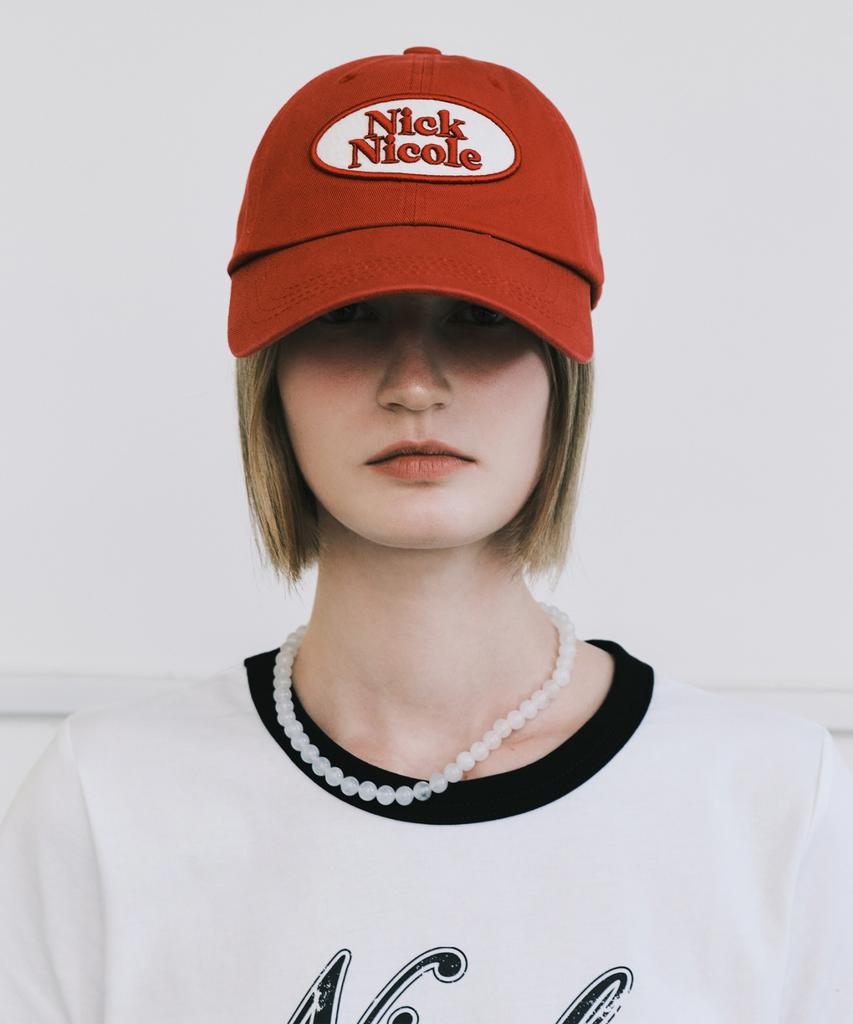 Nigaennikol Oval Wappen Ball Cap_Red