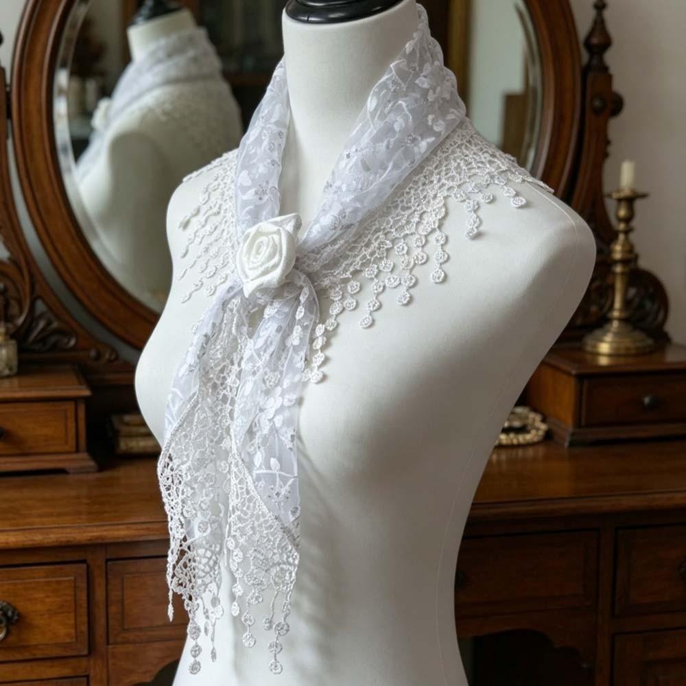 Asymmetric Shape Fringe Waist Belt Mesh Texture Chic Tassel Wrap Dance Practice Room
