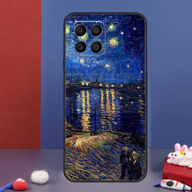 Paintings Starry Night Van Gogh Case For Samsung Galaxy M32 M52 M12 M16 M14 M54 M13 M33 M53 M56 M36 M31 M11 M35 M55 M15 M06