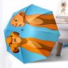 Paraguas Automático de Apertura y Cierre Temático El Rey León Simba Nala, Paraguas Portátil de 8 Varillas de Colores Brillantes, Adecuado para Hombres y Mujeres, Un Regalo Perfecto