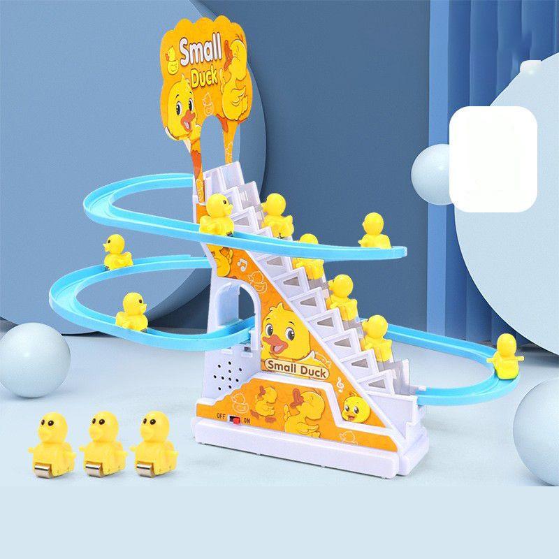 Duck Yellow Little Climbing Stairs Childrens Little Duck Slide Toy Educational
