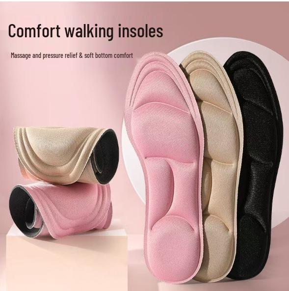 Ultra-Soft Mugwort Insoles for Men and Women - Shock Absorption, Reduces Fatigue & Foot Pain