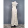 Export Single Lu Home Swing Collar Sling Smooth Fabric Fold Split Film Trip Shoot Bridal Light Wedding Dress Dress Women