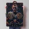Conor McGregor Champion Blechposter Benutzerdefinierte Wandkunst Vintage Metallschilder Retro Blechschild für Heimdekoration Luxuriöses Zimmer