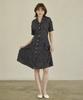 Armour Secret Floral Midi Dress - Navy