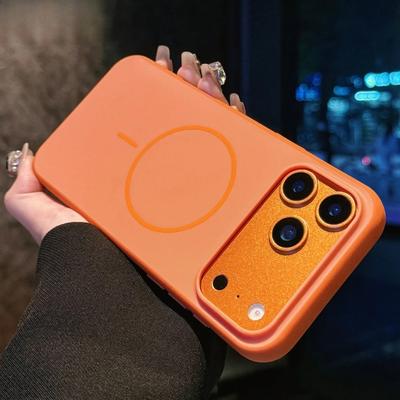 Liquid Silicone Matte Magnetic For Magsafe Soft Case For iPhone 17 15 16 14 13 12 11 Pro Max Official Wireless Charging Cover