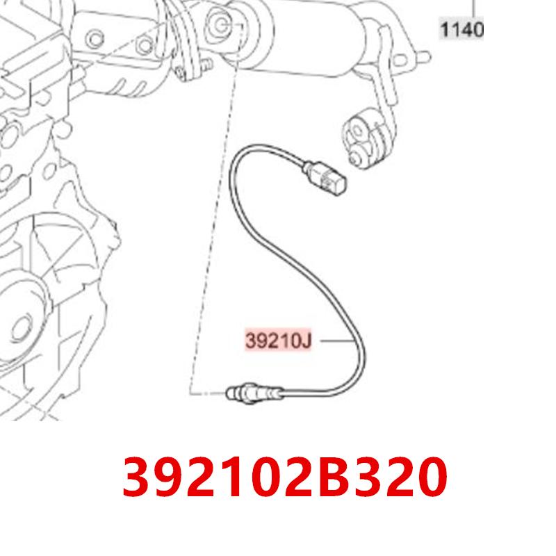 Brand New Oxygen Sensor For Hyundai Elantra IX25 Cerato 392102B310 392102B320 39210-2B310 39210-2B320