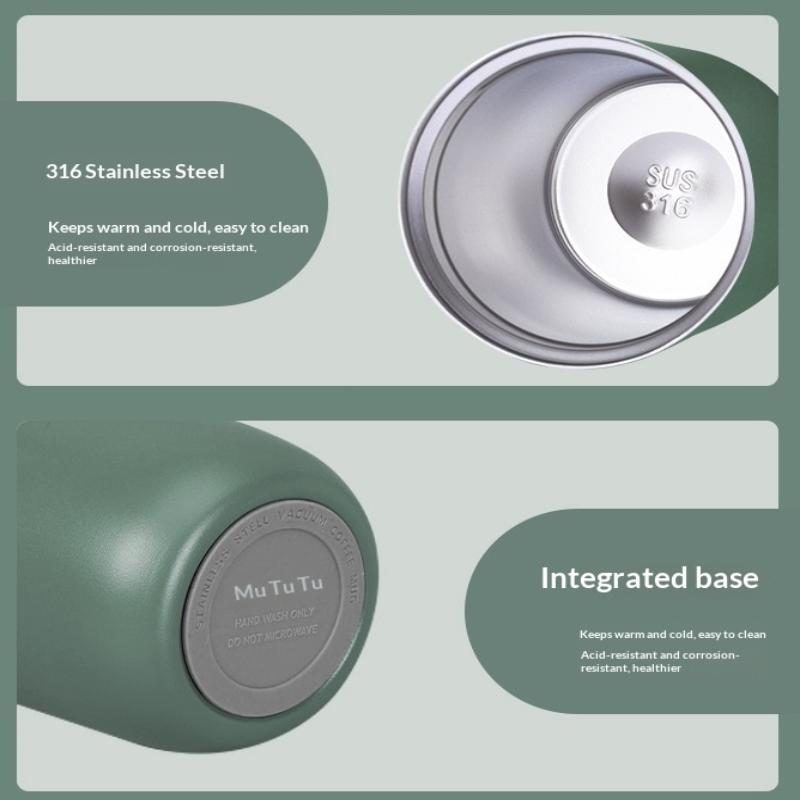 Mini Thermos Bottle Coffee Mug Stainless Steel Cup Thermal Leakproof Vacuum Flask Double Wall Tumbler Insulated Travel Drinkware