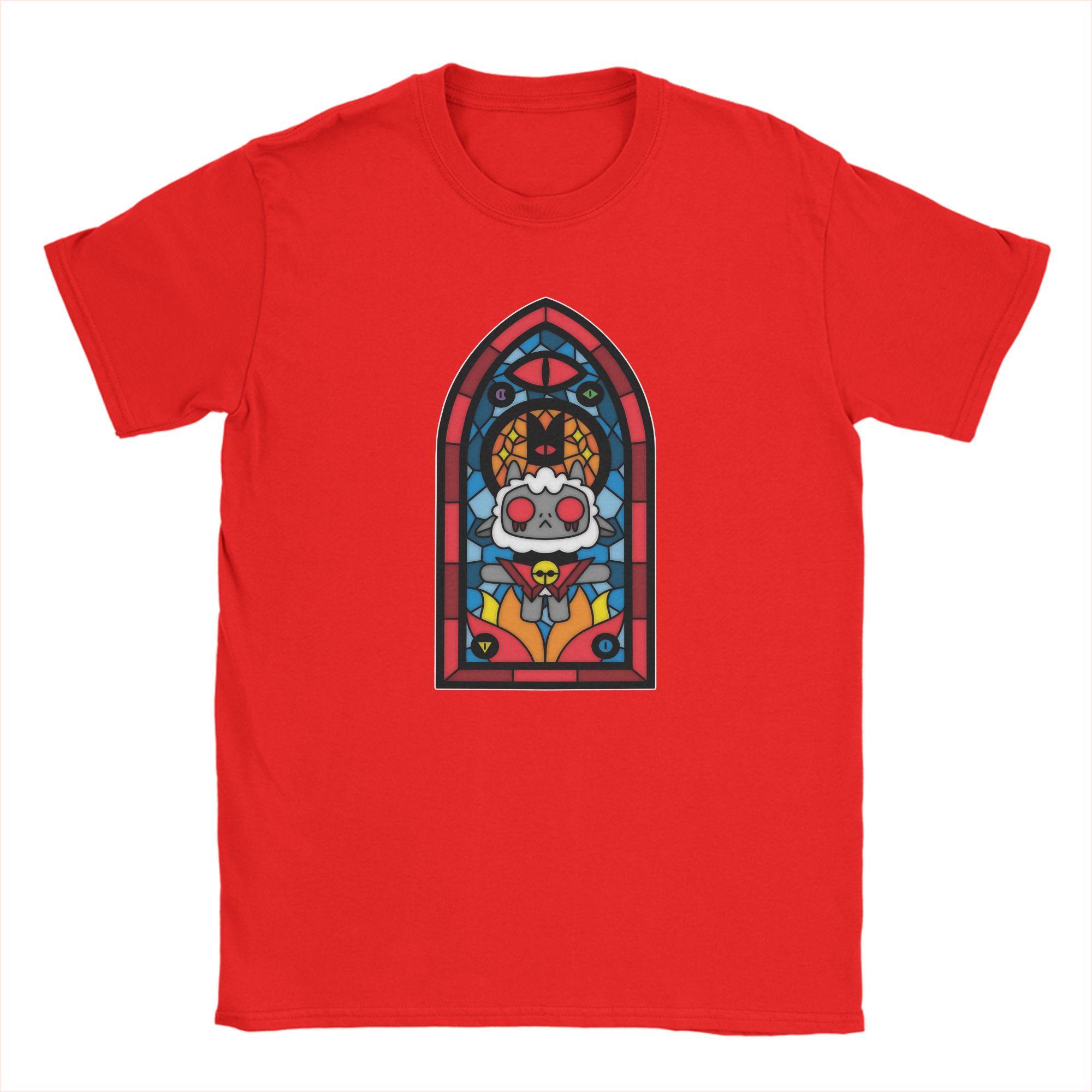 

Humorous Game CCult of the LLamb TShirts for Unisex Round Neck Pure Cotton T Shirts Short Sleeve Tee Shirt Plus Size Tops S