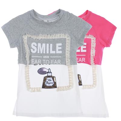 Bisexual Flag Heart Kids Cotton T-Shirt Basic Soft Short Sleeve Tee Tops for Baby Boys Girls