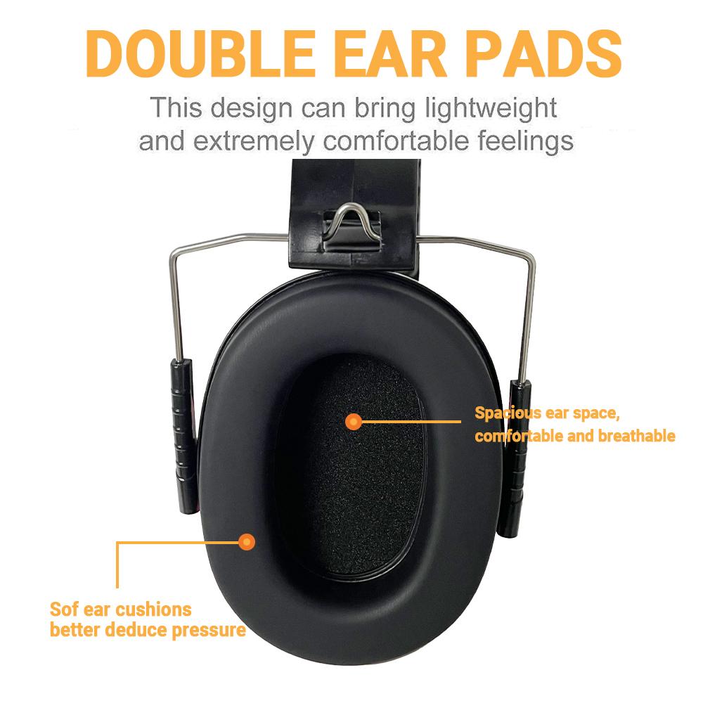 Kids Ear Protection Earmuffs Hearing Adjustable for Noise Reduction for Toddlers 27NRR Noise Cancelling Earmuffs