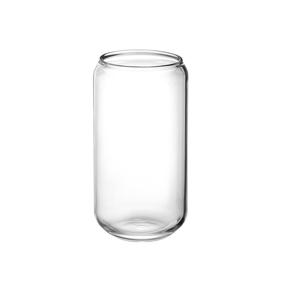 Glass Cup With Lid and Straw Transparent Bubble Tea Cup Juice Glass Beer Can Milk Mocha Clear Cups Breakfast Mug Drinkware