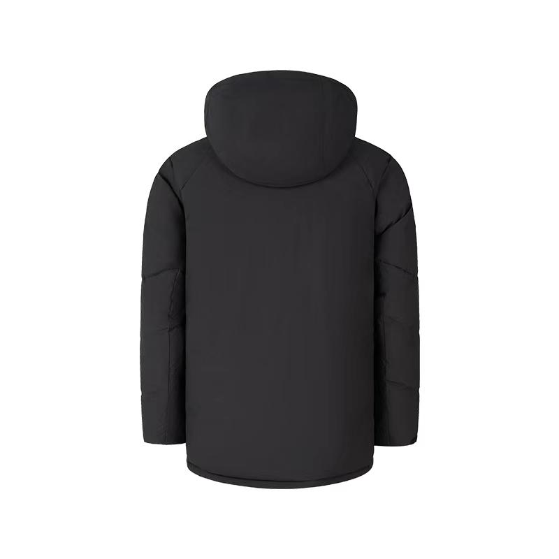 Asics Water-Resistant Warm Hooded Sports Down Jacket Men Jackets Black 2031E872-001