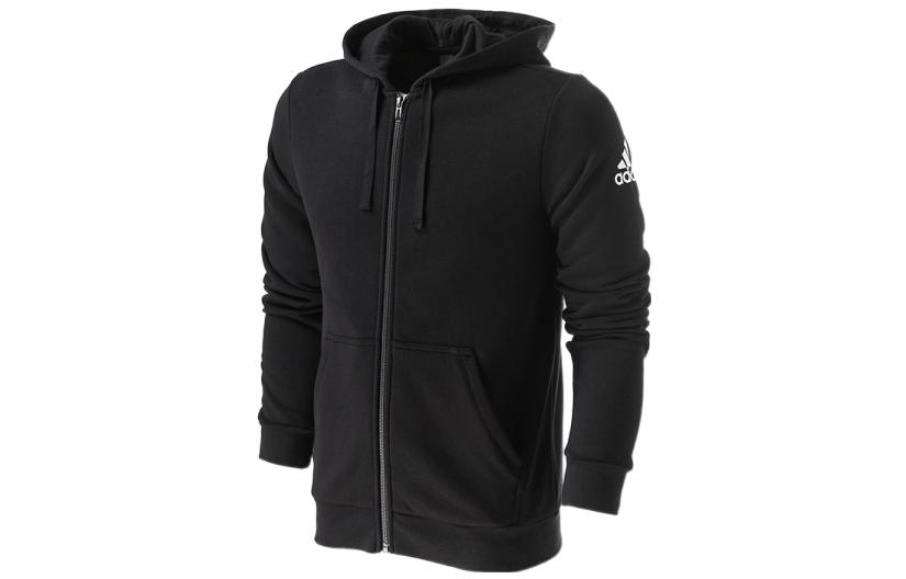 Adidas Jackets Men s Black Hooded Moderate Other BK3717 L