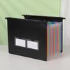 Double-Sided Waterproof Accordion Folder: 7/13 Grids for Office Document Storage