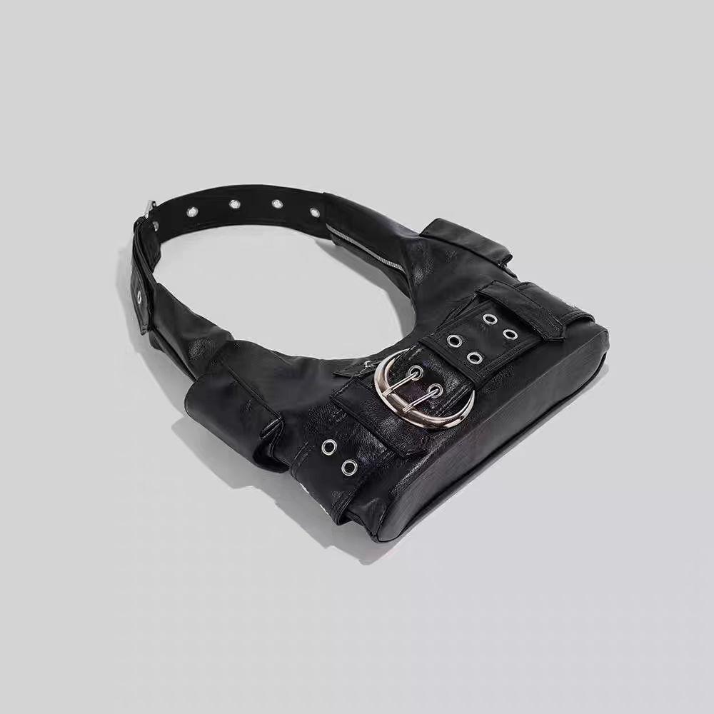2024 Women's High-Quality Y2K Biker Crossbody Bag - Large Capacity Niche Design