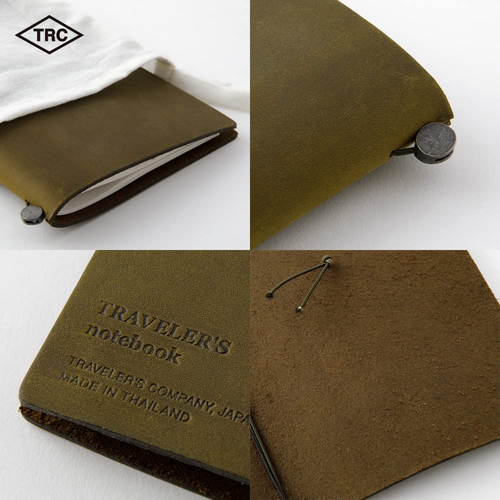 DESIGNPHIL Company Regular with Limited Edition 15342006 Traveler's Traveler's Notebook, Size, Card, Olive,