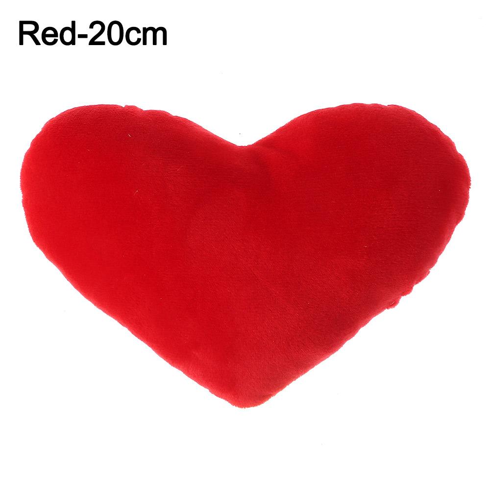 Pink Color for  Birthday Home Decorative Heart Plush Pillow Heart Shape Stuffed Pillow Soft Pillow