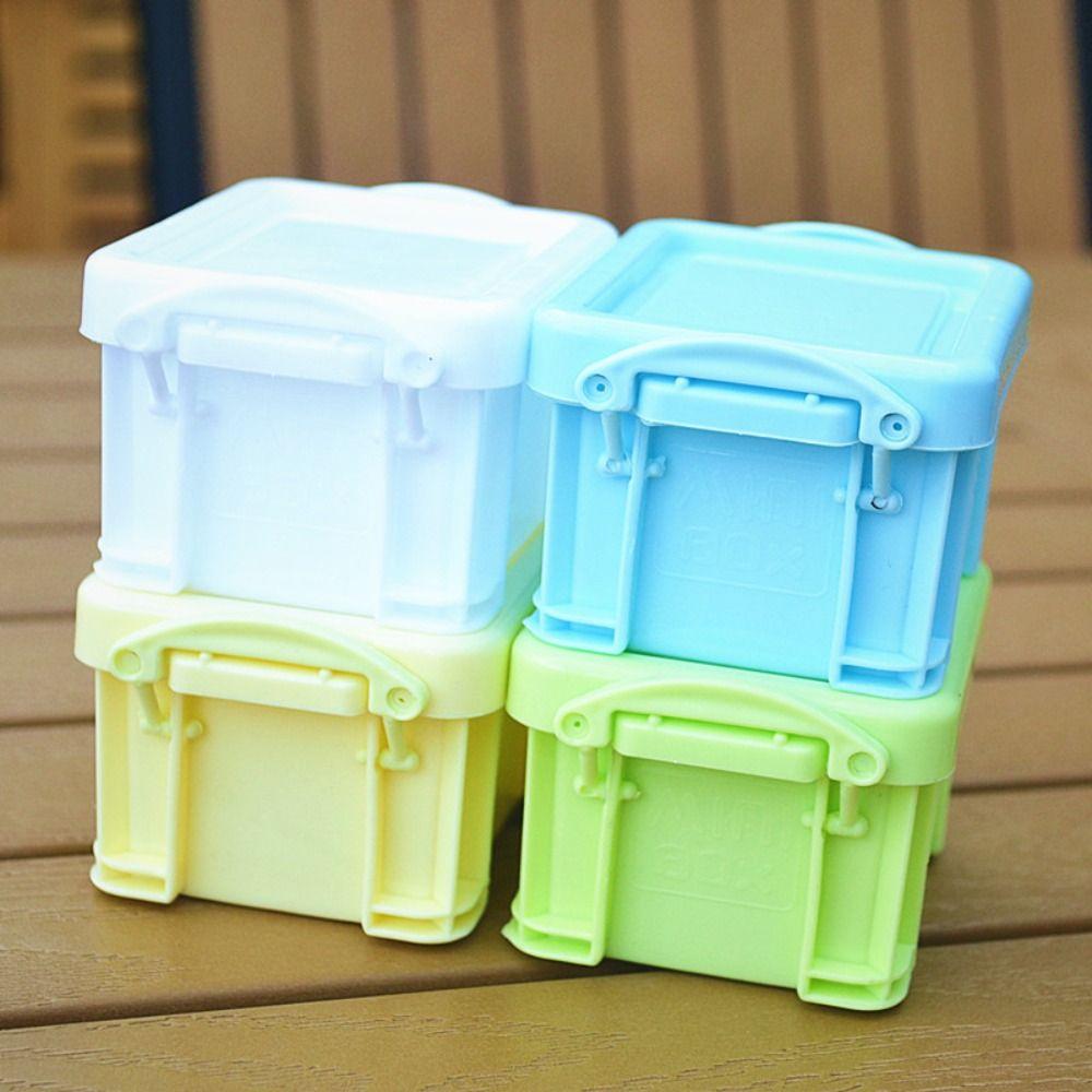 

Multi-functional Mini Storage Container Minimalism Desktop Organizer Box Stationery 7