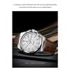 POEDAGAR Fashion Man Wristwatch Waterproof Luminous Date Week Business Quartz Watches Leather Sport Clock Reloj Hombre