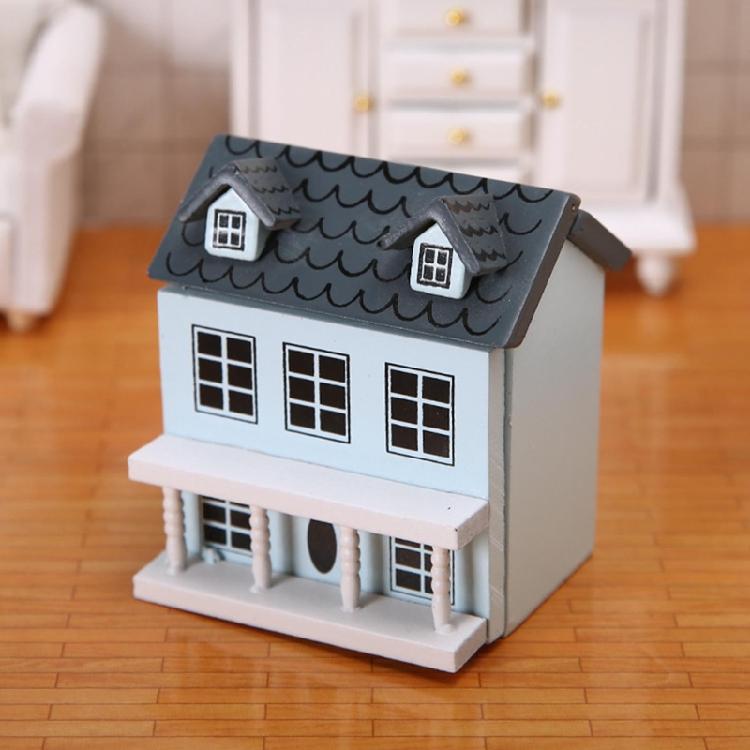 Mini Furniture Realistic Villa House Girls 1/12 for Doll Accs Adult Hobby Collec