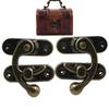 Wooden Box Toggle Latch Hasp Hook Lock Closure for Jewelry Chest Gift Wine Case Leather Bag Handbag Suitcase with Screw
